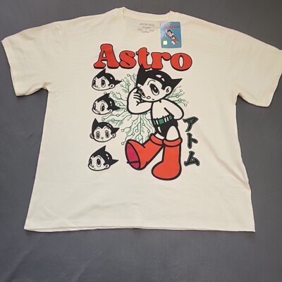 Astro Boy Big Red Boots T Shirt Mens Licensed Cartoon Merchandise