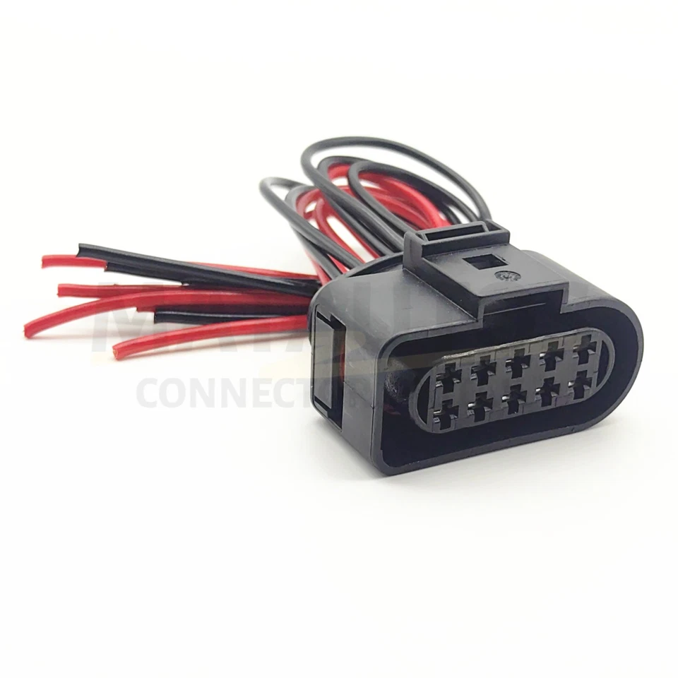 10 Wire Front Headlamp Headlight Connector Repair For Volkswagen Jetta 2008-2021 - Image 2 of 4