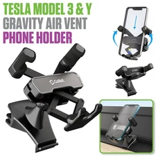 Cellet Tesla Model 3 & Y Gravity Air Vent Phone Holder Mount – Auto Lock Cradle