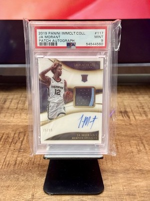 2019 Panini Immaculate Collection RPA #117 Ja Morant 75/99 PSA 9 RC