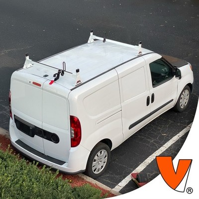 H1 2-Bar Steel Rack System RAM ProMaster City 2015-2022 (All trims) White