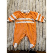 Vintage IZOD Lacoste Baby Orange One Piece Size 6-9mo