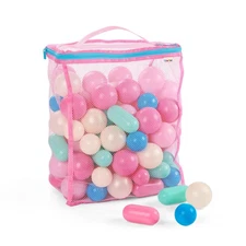 Battat Bag of Balls Sweet Retreat 105 Plastic Multicolor Play Balls for Ball Pit