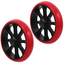 2 Pcs Wheelchair Wheels Replacement Shopping Cart Walker Trolley