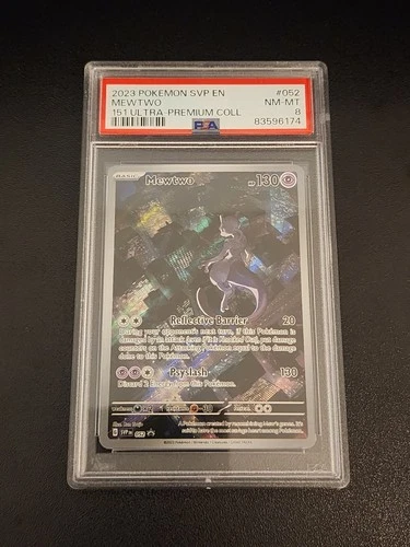 2023 Pokemon Mew #52 Mewtwo 151 Ultra-Premium Collection PSA 8