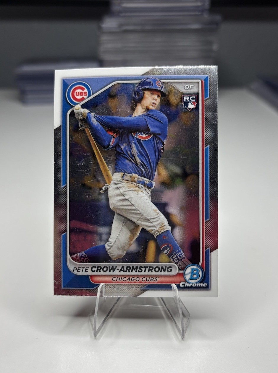 Topps 2024 Bowman Chrome Pete Crow-Armstrong RC Rookie Base #45 Cubs
