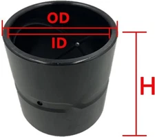 25MM Excavator Bucket Bushing (ID x OD x L) Pivot Pin Bushing Kit BEARING SLEEVE