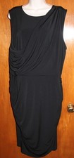 LANE BRYANT Plus Size 22 COCKTAIL DRESS (black; sleeveless; lined) perfect