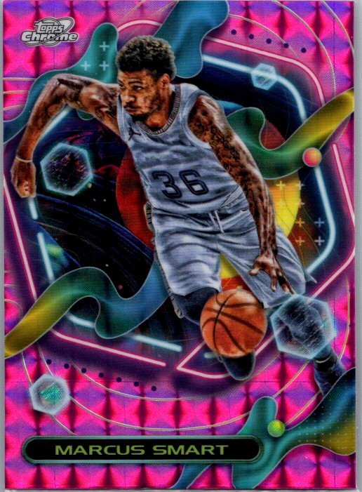 2023-24 Topps Chrome Cosmic #64 Marcus Smart Pink Prizm