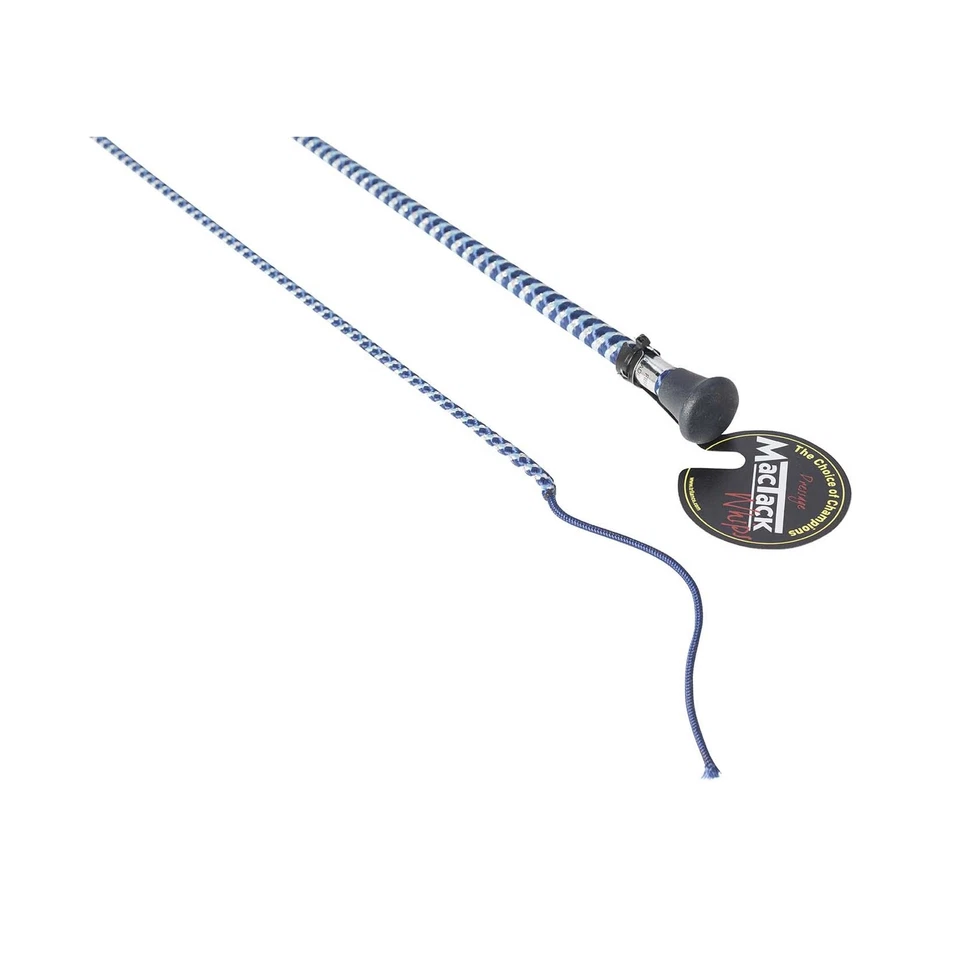 MacTack Dressage Whip With Metallic Fleck39 inches Navy/Light Blue TL373 - Image 2 of 2