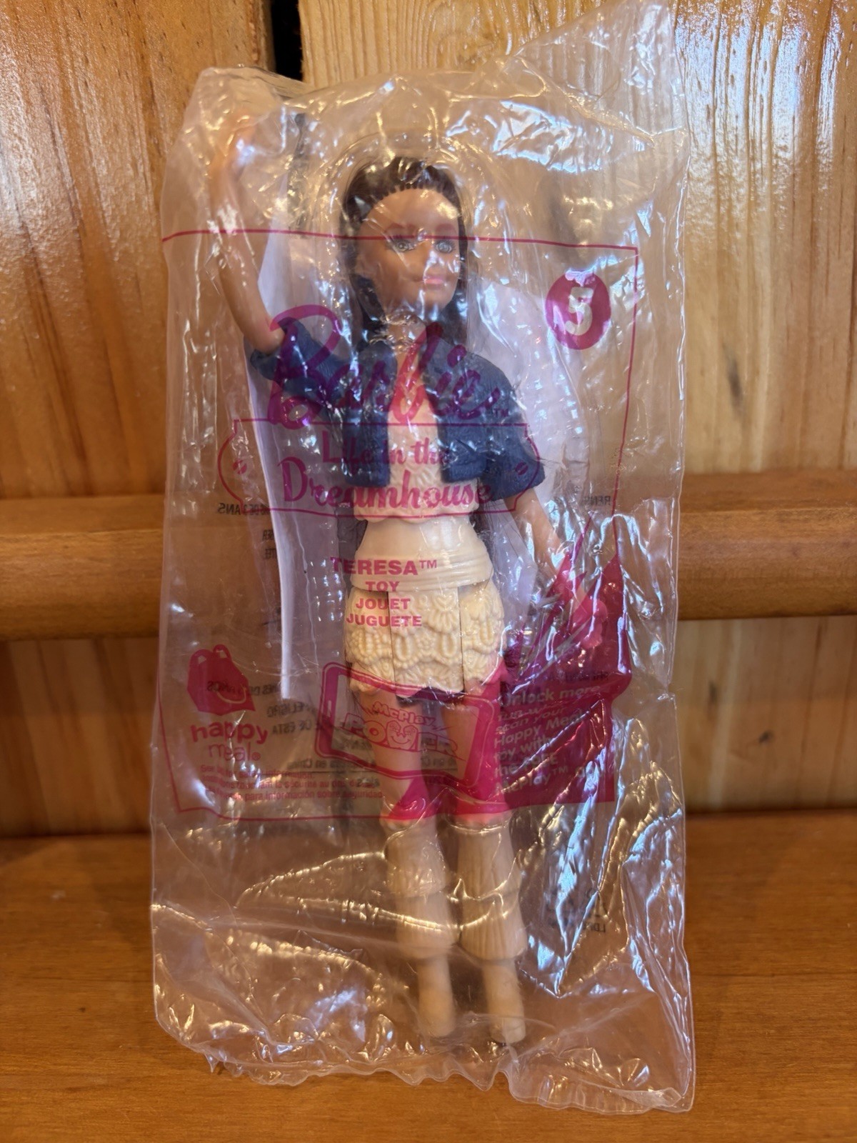 McDonald&rsquo;s Barbie Happy Meal Toy Teresa #5 2015 Sealed Lif