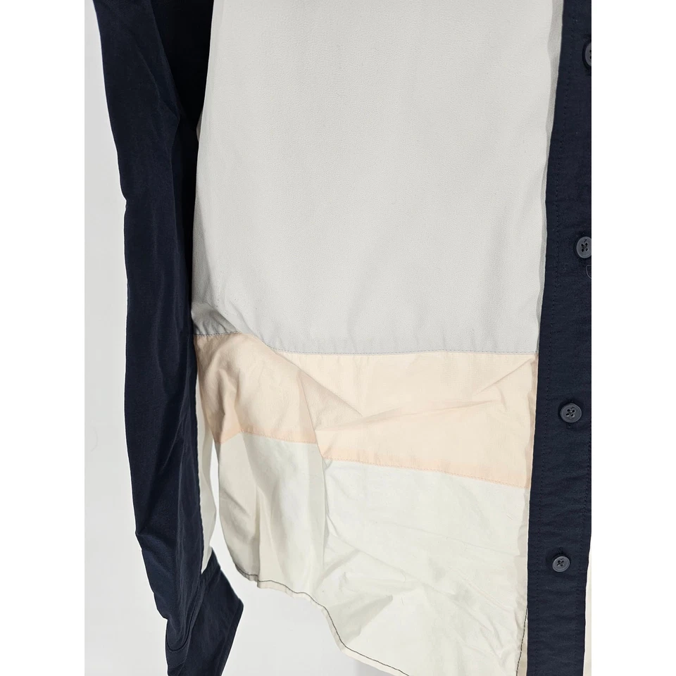 Under Armour Team USA Mens Sz L Long Sleeve Button Up Dress Shirt Blue White - Image 2 of 4