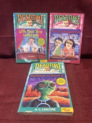 Deadtime Stories Lot Of 3 Books, 1 From 1996 And 2 From 1997