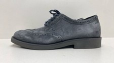 BOSS Men's Baird Derby in Gray Suede Shoes Size 9