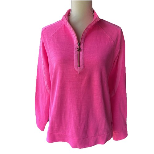 Lilly Pulitzer Ashlee Half Zip Pullover Size M Pink Women’s Style 010040 May 24'
