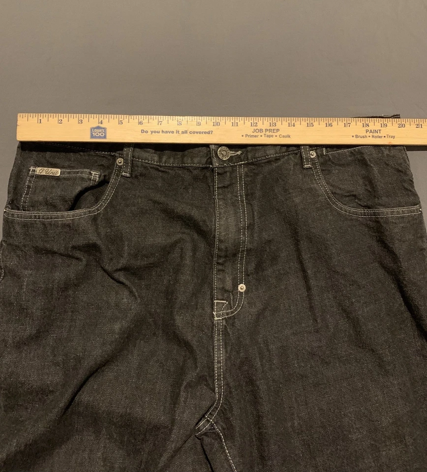 Vintage G-Unit Jeans Mens 40x34 Black 50 Cent Baggy Denim Pants Rap Skater Y2K - Image 3 of 4