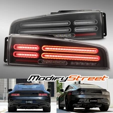 Quad-Loop Style NOVA-Series LED Tail Lights Fit 23-25 Nissan Z Black