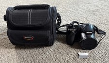 Nikon Coolpix L310 14.1MP Digital Camera with 21x Optical Zoom Black w SD  Bag
