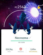 ✨ Rare Shiny NECROZMA Worm BG LVL 50 + 3 Moves ✨ | PoGo