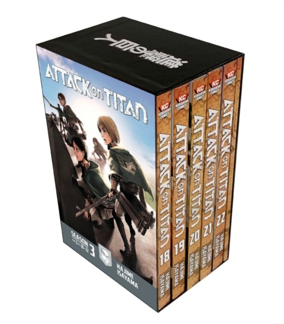 Attack On Titan Season 3 Part 2 Manga Box Set by Hajime Isayama PAPERBACK