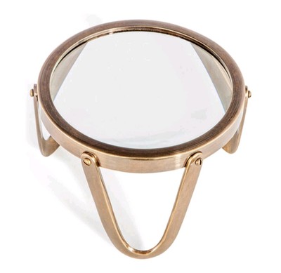  Brass Desk Magnifier 3'' Authentic Models AC044