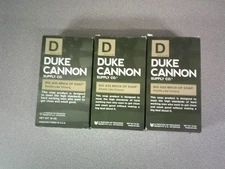 Duke Cannon Supply Co. "Smells Like Victory" Big Ass Brick Of Bar Soap Lot (3)