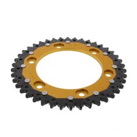 Kettenrad Alu Gold 42-ZäHne 525-Teilung FüR KTM Adventure 990 LC8 ABS 2006-2013