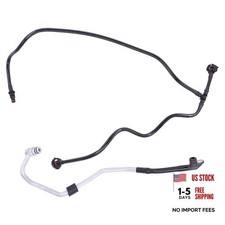 Radiator Overflow Hose Pipe and Turbocharger Left Water Coolant Feed Line Set