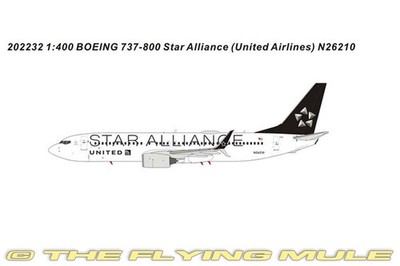 Panda Models 1:400 737-800 United Airlines N26210