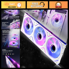 120mm ARGB PWM Case Fan - 1850RPM, 68CFM, Low Noise, HDB Bearings, Modular Desig