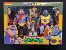 NECA TMNT Mighty Hog and Rhino-Man 2-Pack Action Figure Set