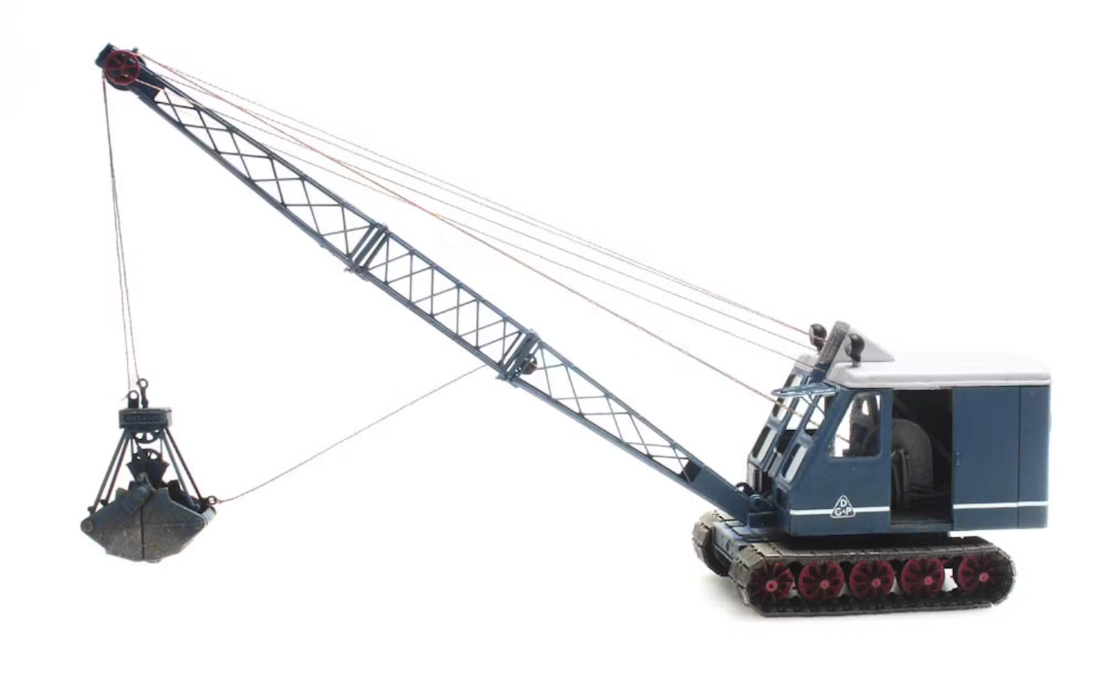 ARTITEC 387.409 Dolberg Excavator Crane Assembled and Painted Scale HO 1:87