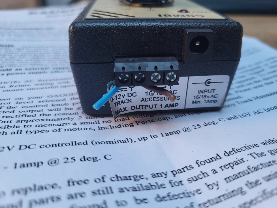 OO GAUGE GAUGEMASTER SINGLE TRACK COMBI CONTROLLER - UNTESTED - Image 2 of 4