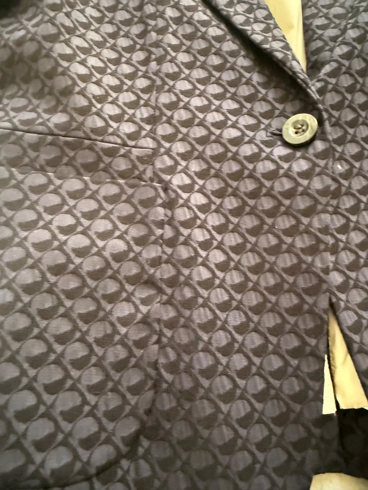 Blazer Marc by Marc Jacobs diseño azul marino y negro talla 0 Foto 3 de 4