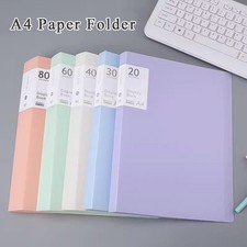 A4 Display Book Presentation Folder File Portfolio Binder Document Organizer