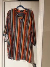 Plus Size super Fun colored Tunic Top