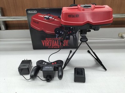 Nintendo Virtual Boy VB Console VUE-S-RA with Box Tested