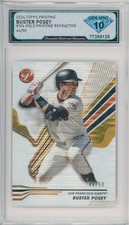 2024 Topps Pristine BUSTER POSEY #124 Gold Pristine Refractor /50💎DSG 10 Mint