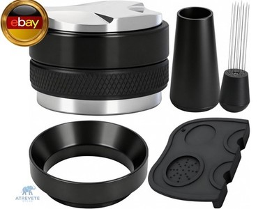 Y-Step Siebträger Zubehör, 51mm Barista Zubehör, Enthält Coffee Distributor and