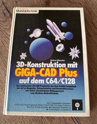 3D-Konstruktion mit GIGA-CAD Plus auf dem Commodore C64/C128, Markt & Technik