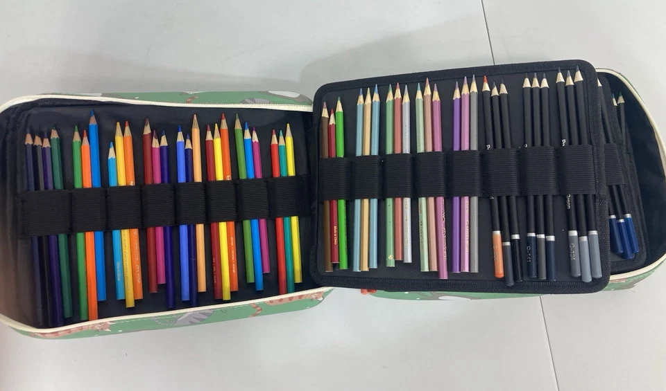 Estuche de Transporte Qian Shan Lápices de Colores Faber Castel Metálico Premium Lote de 199 Foto 2 de 4
