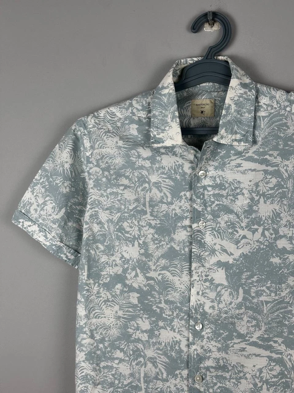 Bastoncino Luxury Camp Collar Printed Summer Shirt Size 40
