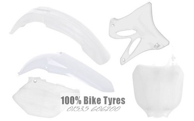 Yamaha YZ125 / YZ250 2002 - 2005 OEM Racetech  Plastic Kit WHITE - VARIOUS
