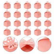 25Pcs Wedding Candy Wrapping Boxes Party Treat Butterfly Storage Paper Boxes