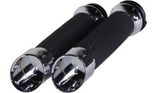 Khrome Werks Edge Grips - Custom Contour - Chrome Motorcycle Street Bike 500160