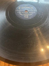 The Kings Navee & Let Us Be Sweethearts Again Ben Hammond Crown 78 Rpm