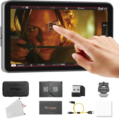 Portkeys LH7C 7'' 1000Nits 4K HDMI Camera DSLR Field Monitor Wired Camera Control