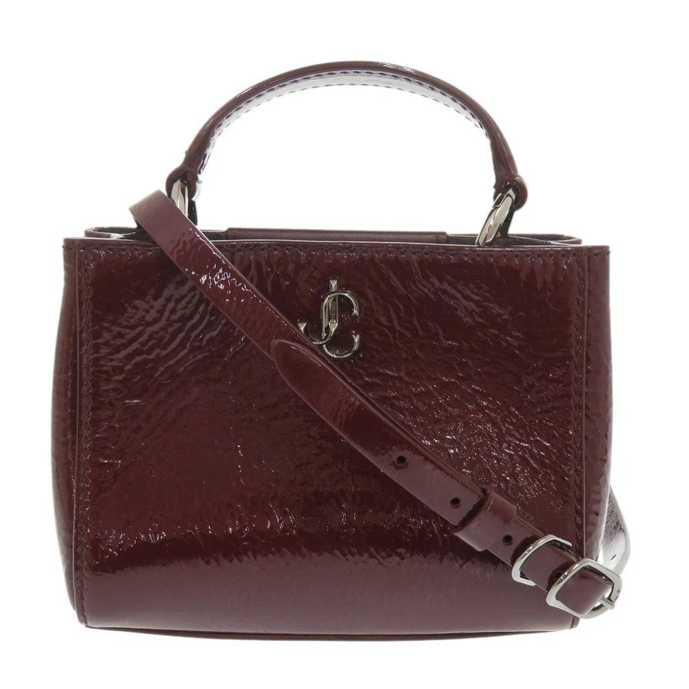 Jimmy Choo Leather Exterior Red Bags & Handbags for Women for sale