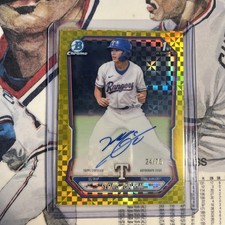 2026 Bowman Seong-Jun Kim Chrome Autograph X Fractor Refractor  /75 Rangers