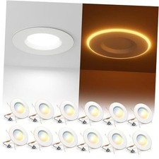 Pack 5/6 Inch LED Can Lights with Night Light, 5CCT Retrofit Recessed 12